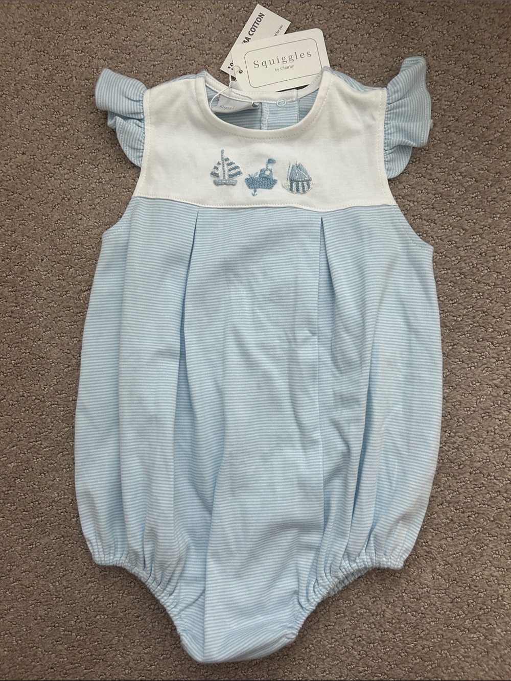 NWT Squiggles three boat bubble